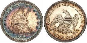 25 Cent / 1/4 Dollar USA (1776 - ) Copper/Silver 