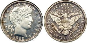 25 Cent / 1/4 Dollar USA (1776 - ) Copper/Silver 