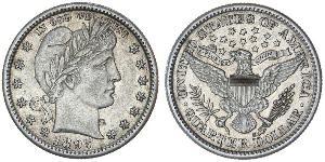 25 Cent / 1/4 Dollar USA (1776 - ) Copper/Silver 