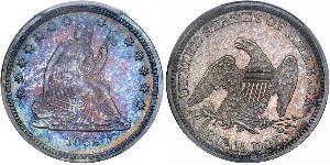 25 Cent / 1/4 Dollar USA (1776 - ) Copper/Silver 