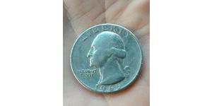 25 Cent / 1/4 Dollar USA (1776 - ) Copper/Silver George Washington