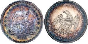 25 Cent / 1/4 Dollar USA (1776 - ) Copper/Silver 