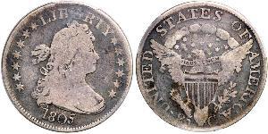 25 Cent / 1/4 Dollar USA (1776 - ) Copper/Silver 