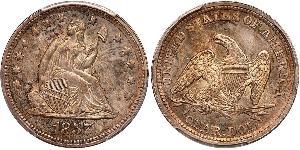 25 Cent / 1/4 Dollar USA (1776 - ) Copper/Silver 