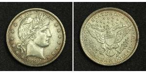 25 Cent / 1/4 Dollar USA (1776 - ) Copper/Silver 