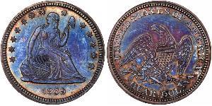 25 Cent / 1/4 Dollar USA (1776 - ) Copper/Silver 