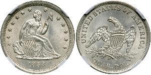 25 Cent / 1/4 Dollar USA (1776 - ) Copper/Silver 