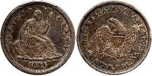 25 Cent / 1/4 Dollar USA (1776 - ) Copper/Silver 