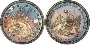 25 Cent / 1/4 Dollar USA (1776 - ) Copper/Silver 