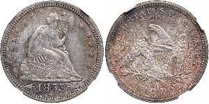 25 Cent / 1/4 Dollar USA (1776 - ) Copper/Silver 