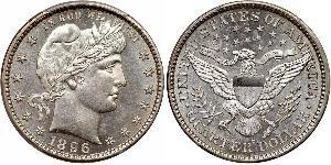 25 Cent / 1/4 Dollar USA (1776 - ) Copper/Silver 
