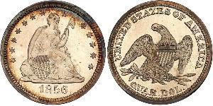 25 Cent / 1/4 Dollar USA (1776 - ) Copper/Silver 