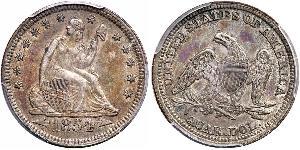 25 Cent / 1/4 Dollar USA (1776 - ) Copper/Silver 