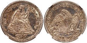 25 Cent / 1/4 Dollar Vereinigten Staaten von Amerika (1776 - ) Silber/Kupfer 