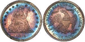 25 Cent / 1/4 Dollar Vereinigten Staaten von Amerika (1776 - ) Silber/Kupfer 