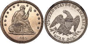 25 Cent / 1/4 Dollar Vereinigten Staaten von Amerika (1776 - ) Silber/Kupfer 