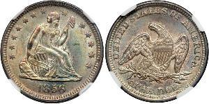 25 Cent / 1/4 Dollar Vereinigten Staaten von Amerika (1776 - ) Silber/Kupfer 