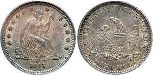 25 Cent / 1/4 Dollar Vereinigten Staaten von Amerika (1776 - ) Silber/Kupfer 