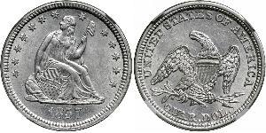 25 Cent / 1/4 Dollar Vereinigten Staaten von Amerika (1776 - ) Silber/Kupfer 