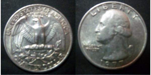 25 Cent / 1/4 Dollar Vereinigten Staaten von Amerika (1776 - ) Silber/Kupfer George Washington