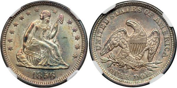 25 Cent / 1/4 Dollar Vereinigten Staaten von Amerika (1776 - ) Silber/Kupfer 