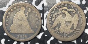 25 Cent / 1/4 Dollar USA (1776 - ) Silver 