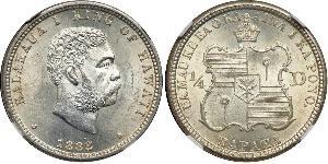 25 Cent / 1/4 Dollar USA (1776 - ) Silver 