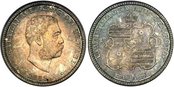 25 Cent / 1/4 Dollar USA (1776 - ) Silver 