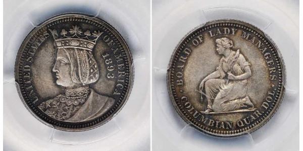 25 Cent / 1/4 Dollar 美利堅合眾國 (1776 - )  