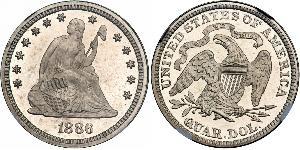 25 Cent / 1/4 Dollar 美利堅合眾國 (1776 - ) 銀 