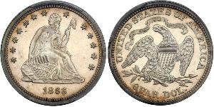 25 Cent / 1/4 Dollar 美利堅合眾國 (1776 - ) 銀 