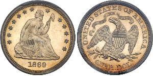 25 Cent / 1/4 Dollar 美利堅合眾國 (1776 - ) 銀 