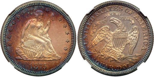 25 Cent / 1/4 Dollar 美利堅合眾國 (1776 - ) 銀 