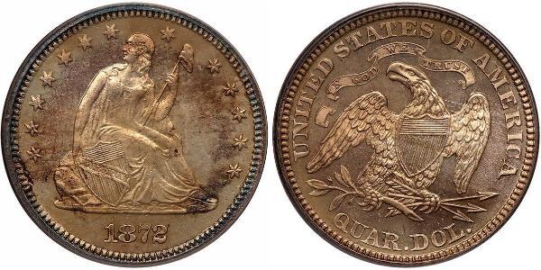 25 Cent / 1/4 Dollar 美利堅合眾國 (1776 - ) 銀 