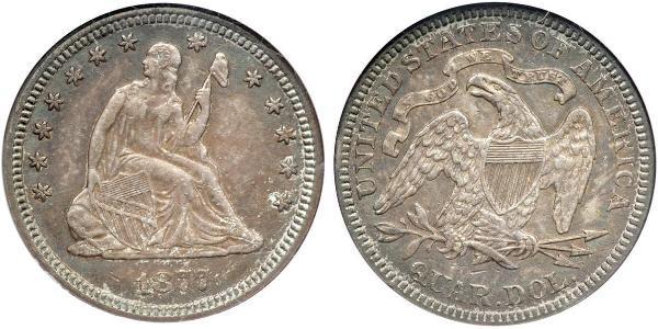 25 Cent / 1/4 Dollar 美利堅合眾國 (1776 - ) 銀 