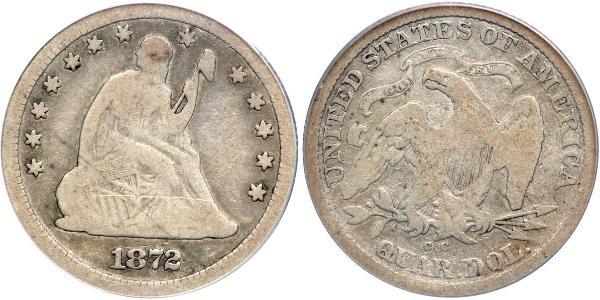 25 Cent / 1/4 Dollar 美利堅合眾國 (1776 - ) 銀 