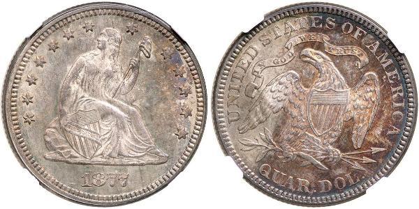 25 Cent / 1/4 Dollar 美利堅合眾國 (1776 - ) 銀 