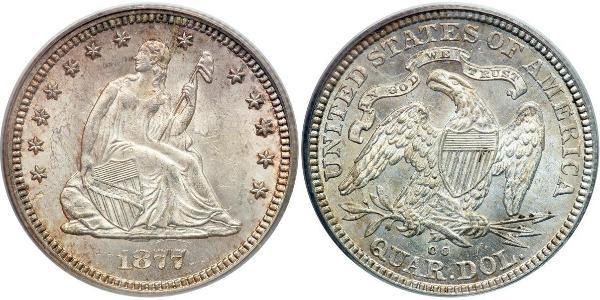 25 Cent / 1/4 Dollar 美利堅合眾國 (1776 - ) 銀 