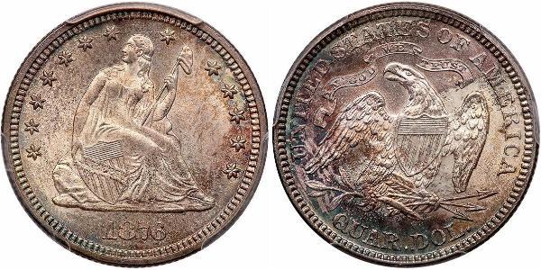 25 Cent / 1/4 Dollar 美利堅合眾國 (1776 - ) 銀 