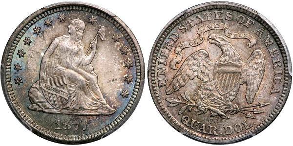 25 Cent / 1/4 Dollar 美利堅合眾國 (1776 - ) 銀 