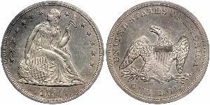 25 Cent / 1/4 Dollar 美利堅合眾國 (1776 - ) 銀/銅 