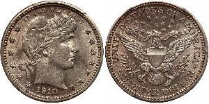 25 Cent / 1/4 Dollar 美利堅合眾國 (1776 - ) 銀/銅 