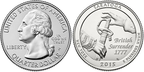 25 Cent / 1/4 Dollar 美利堅合眾國 (1776 - ) 銅/镍 乔治·华盛顿