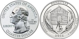 25 Cent / 1/4 Dólar Estados Unidos de América (1776 - ) Plata George Washington