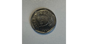 25 Centavo Brasile Acciaio 