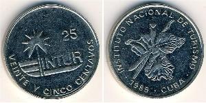 25 Centavo Cuba Copper/Nickel 