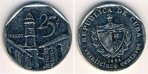 25 Centavo Cuba Copper/Nickel 