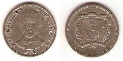 25 Centavo Dominikanische Republik Kupfer/Nickel 