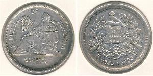 25 Centavo Guatemala Plata 