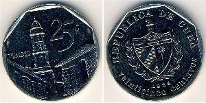 25 Centavo Cuba Rame/Nichel 